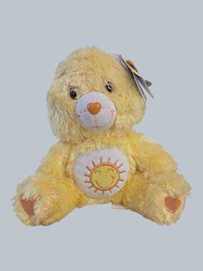 Care Bears 2003 Funshine Bear Plush 8" NWT